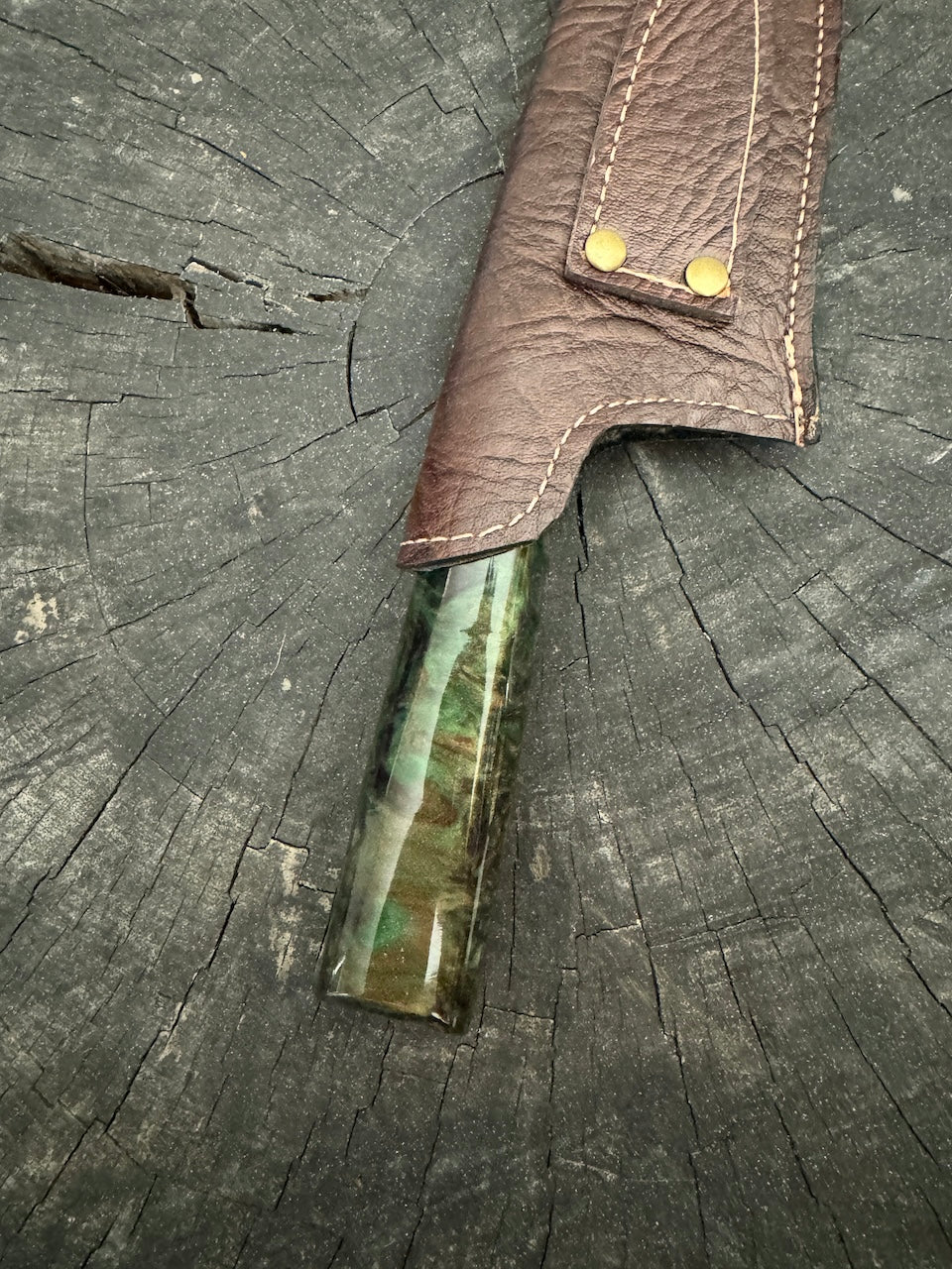 6" Picanha Knife, Custom Block, SS420 - 150mm