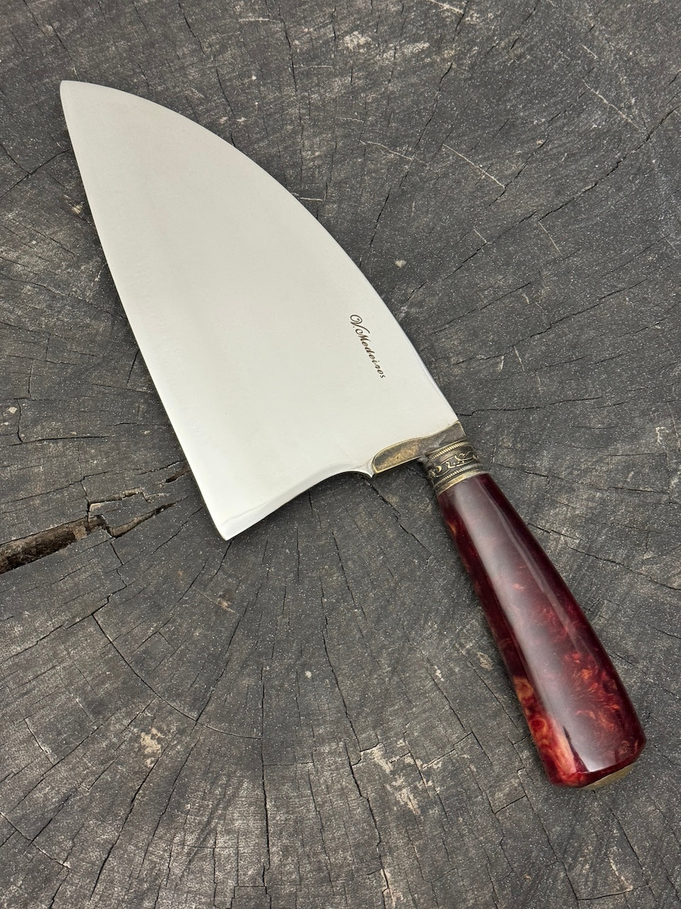 8" Cutelo / Cleaver, Custom Block, SS440 - 190mm