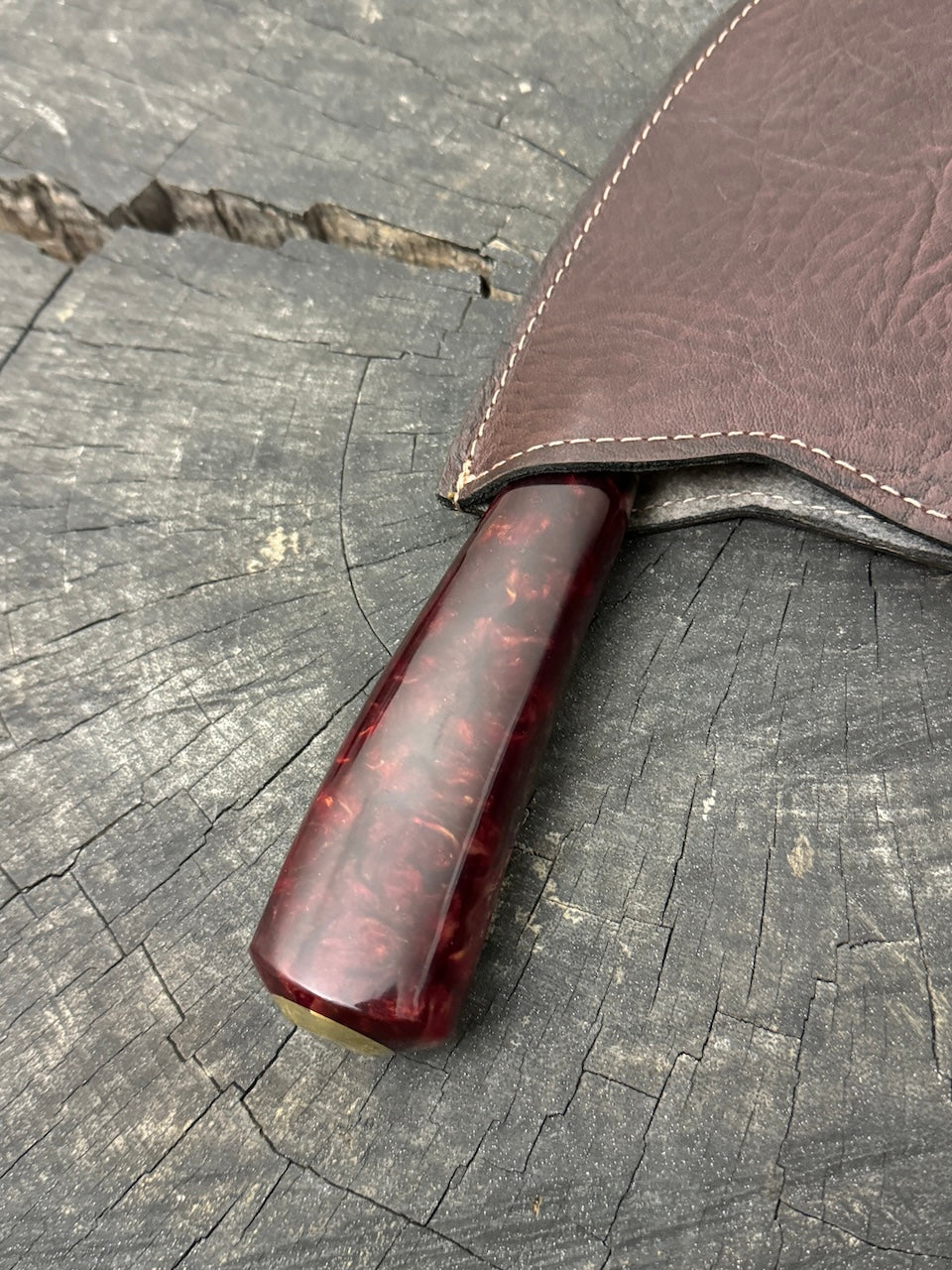 8" Cutelo / Cleaver, Custom Block, SS440 - 190mm