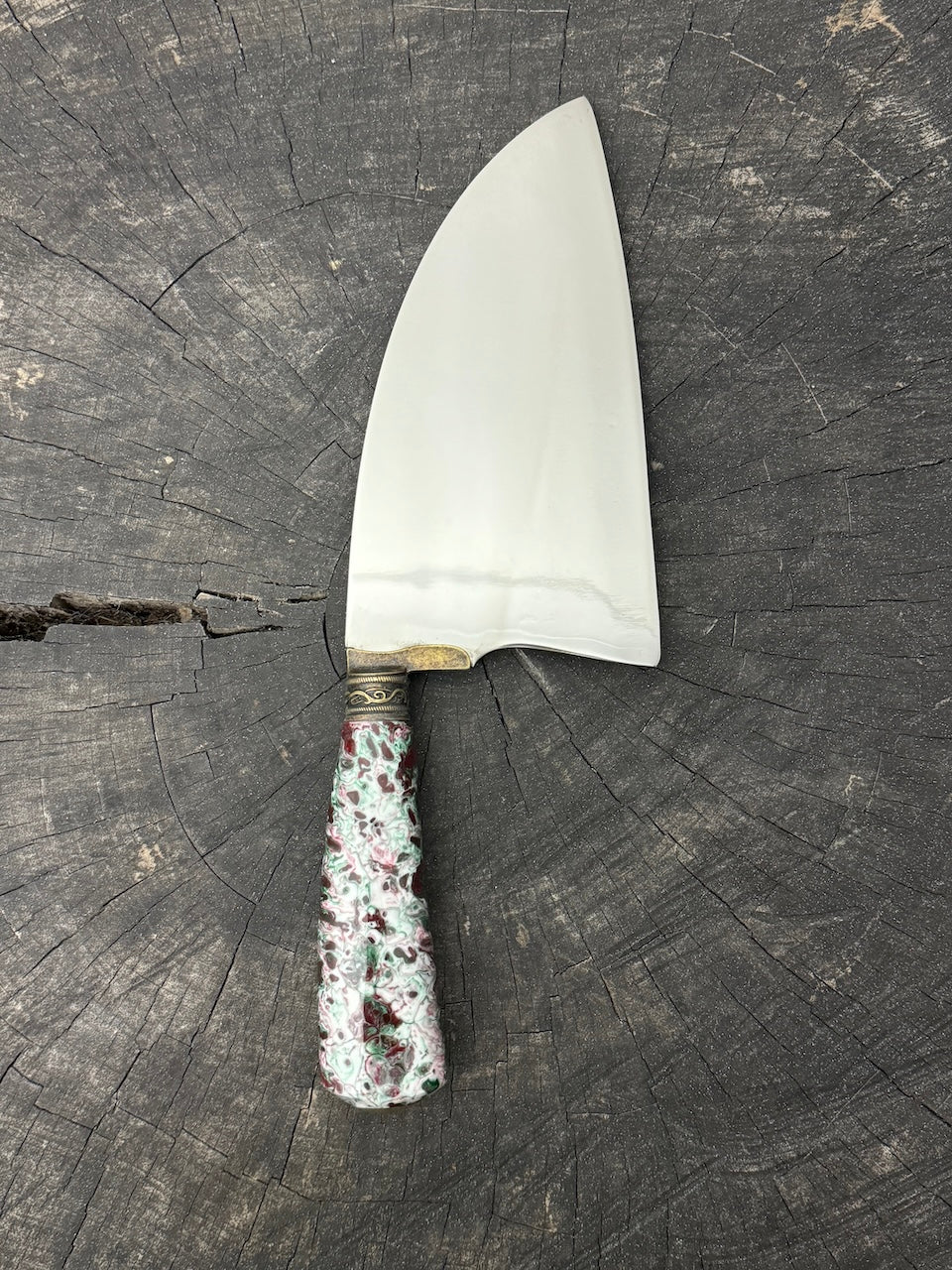 8" Cutelo / Cleaver, Custom Block, SS440 - 190mm