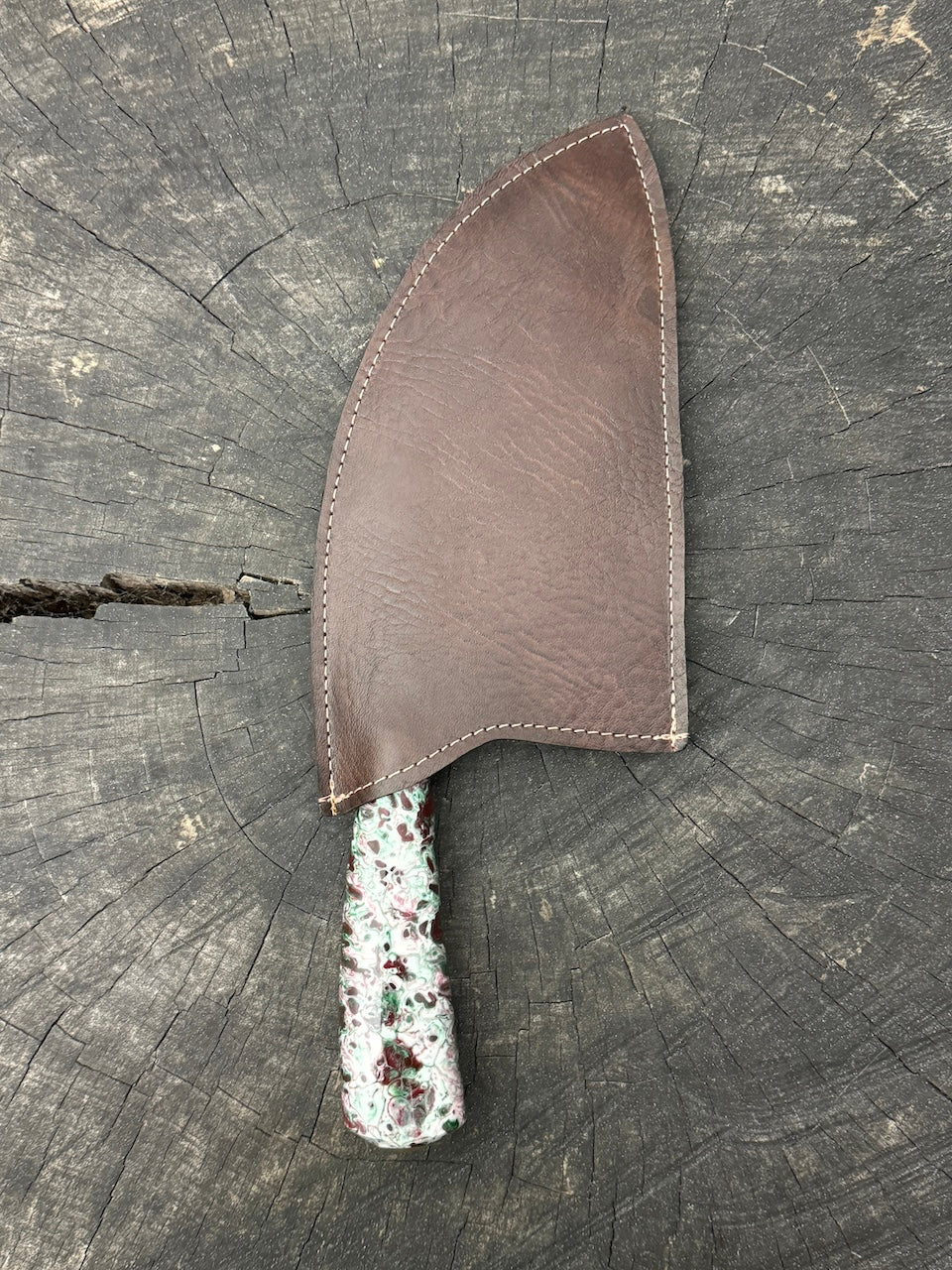 8" Cutelo / Cleaver, Custom Block, SS440 - 190mm
