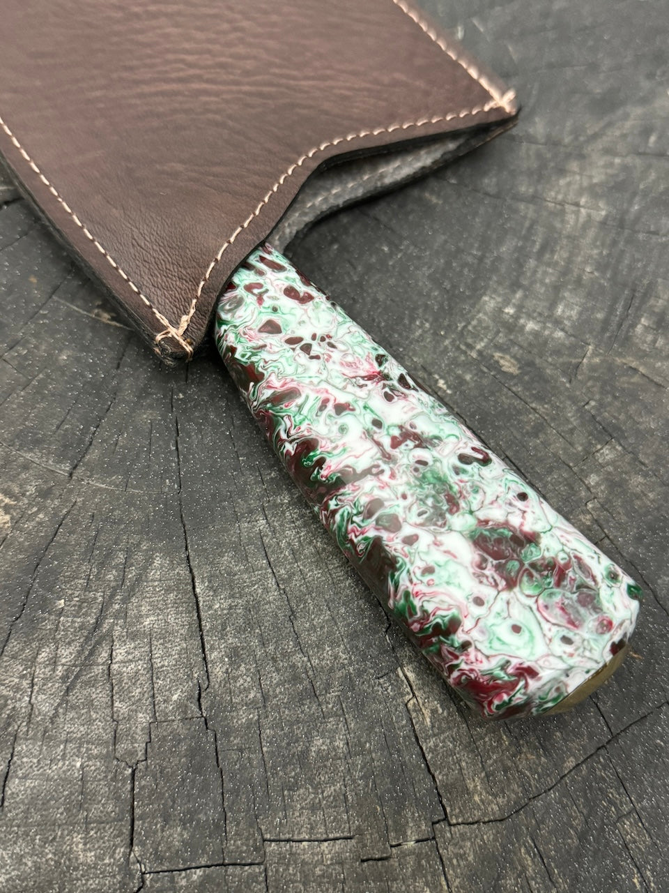 8" Cutelo / Cleaver, Custom Block, SS440 - 190mm