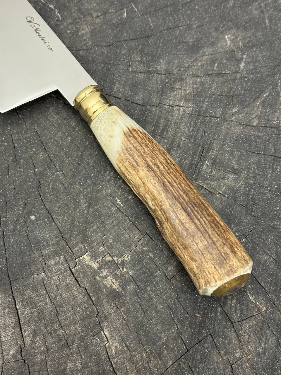 8" Kultura Knife, Deer Antler, SS440 - 200mm