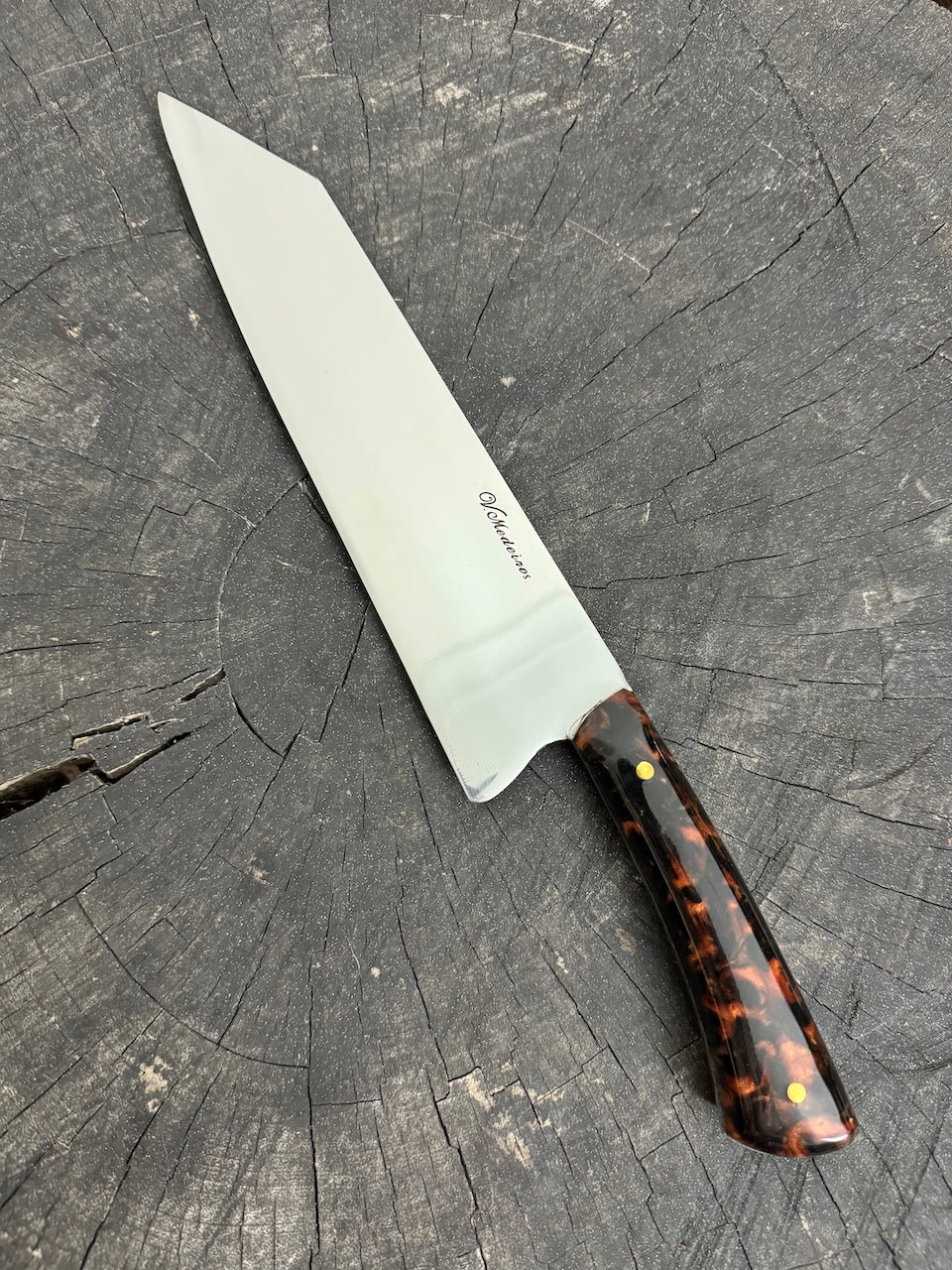 9" Bunka Pro, Full Tang Knife, Custom Block, SS440 - 220mm