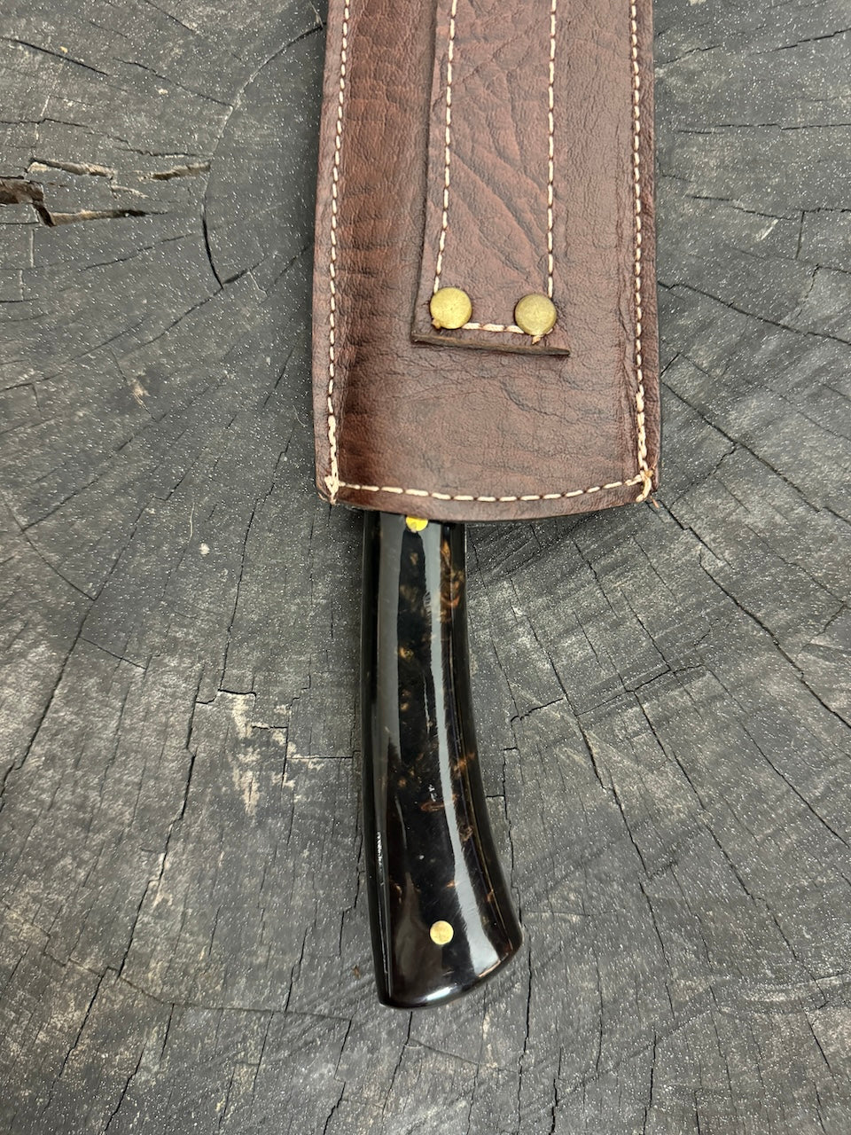 9" Bunka Pro, Full Tang Knife, Custom Block, SS440 - 220mm