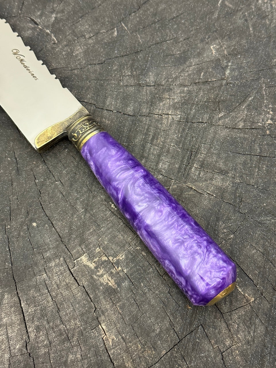 10" Chef Knife, Custom Block, SS440 - 250mm