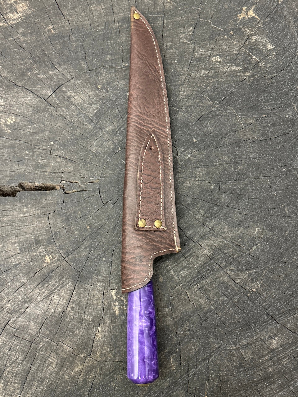 10" Chef Knife, Custom Block, SS440 - 250mm