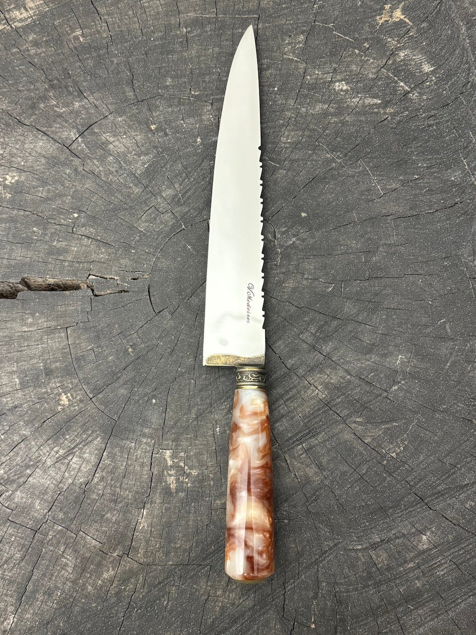 10" Chef Knife, Custom Block, SS440 - 250mm