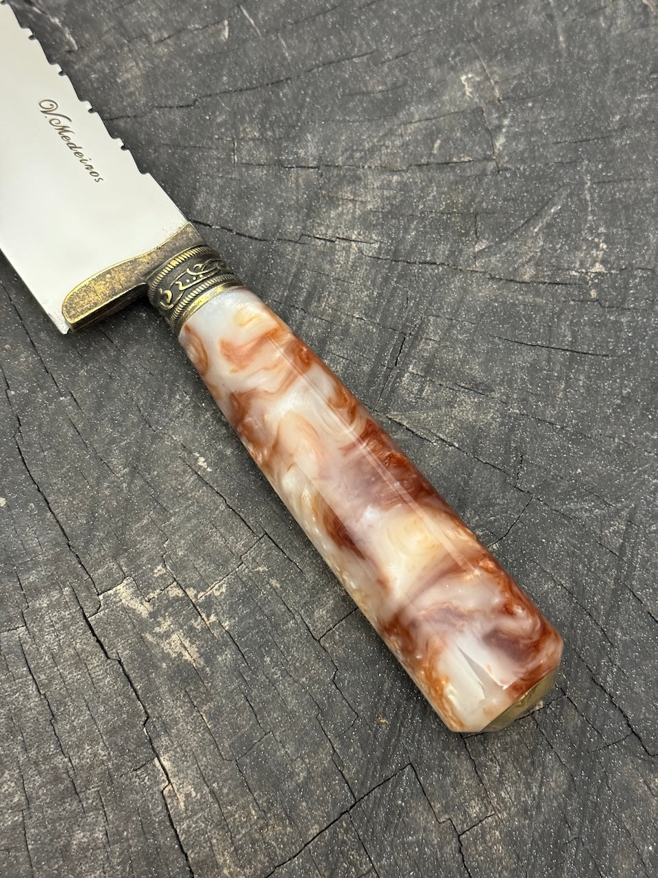 10" Chef Knife, Custom Block, SS440 - 250mm