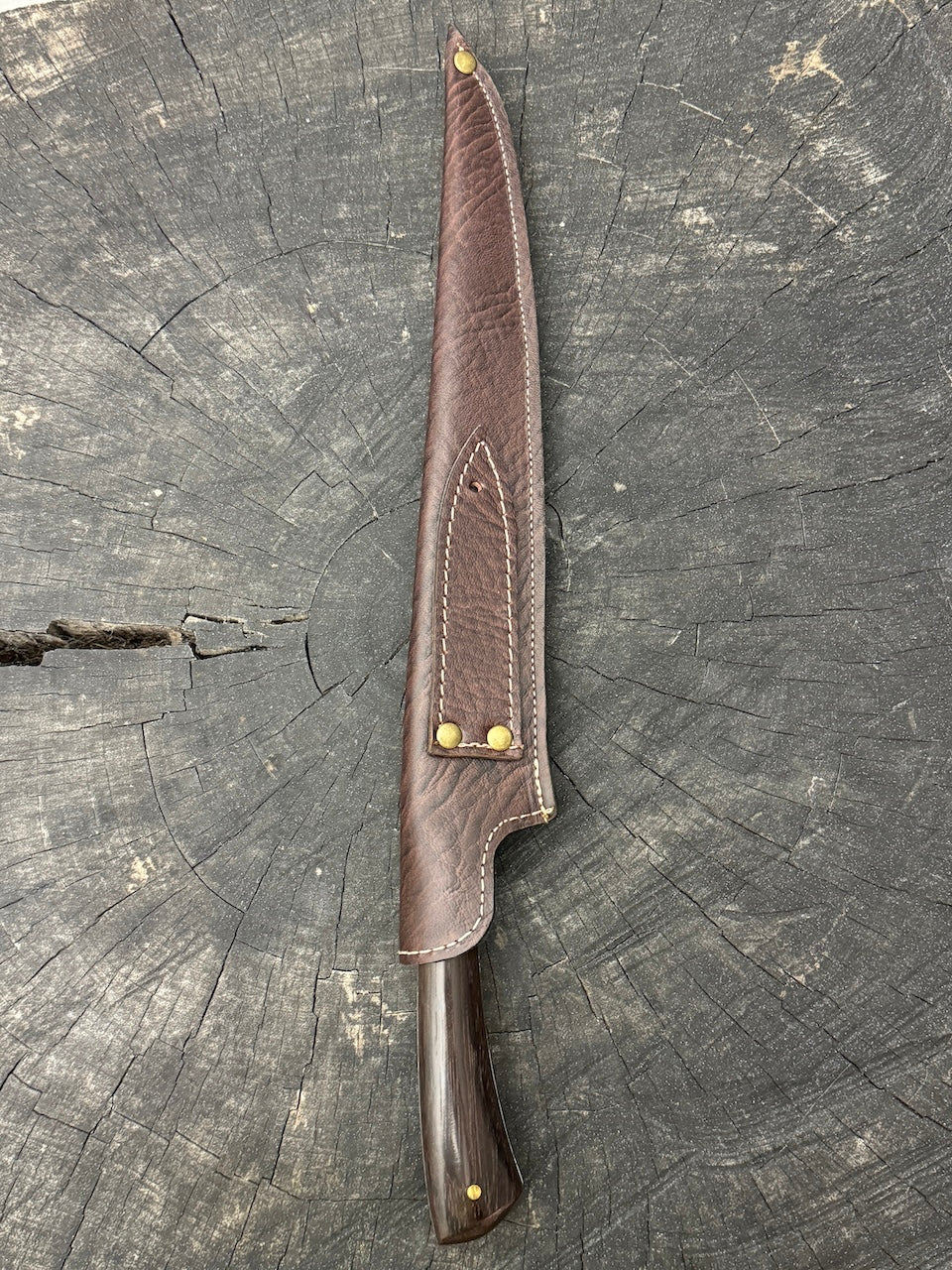 10" Chimango Knife, Native Hardwood, SS440 - 250mm