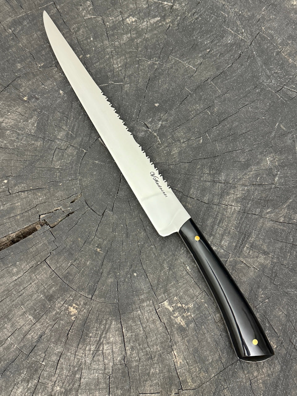 10" Chimango Full Tang Knife, Custom Block, SS440 - 250mm