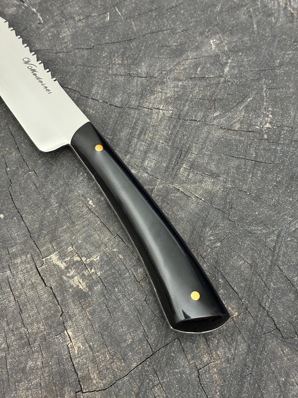 10" Chimango Full Tang Knife, Custom Block, SS440 - 250mm