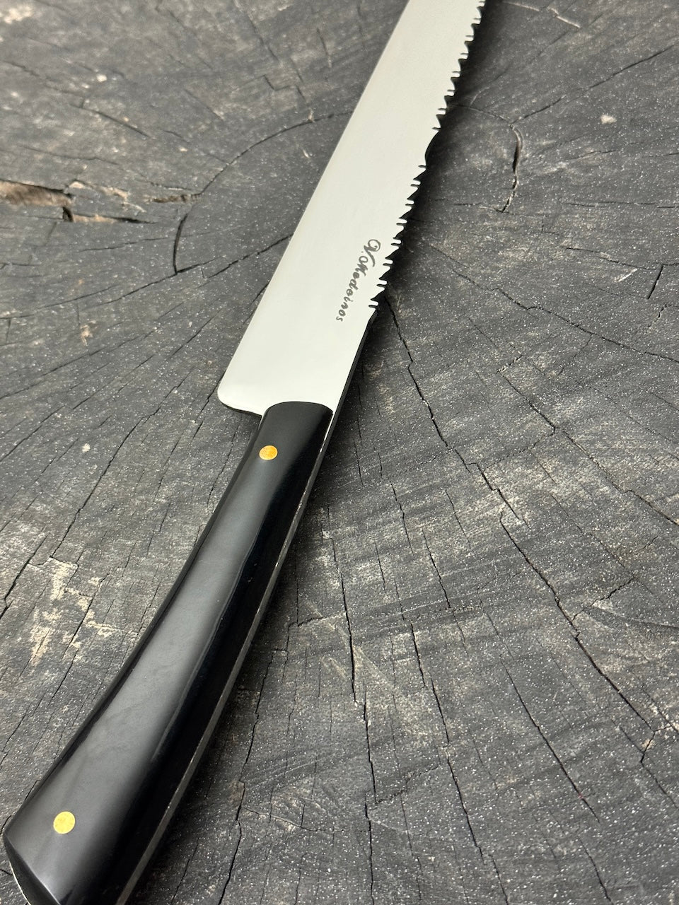 10" Chimango Full Tang Knife, Custom Block, SS440 - 250mm