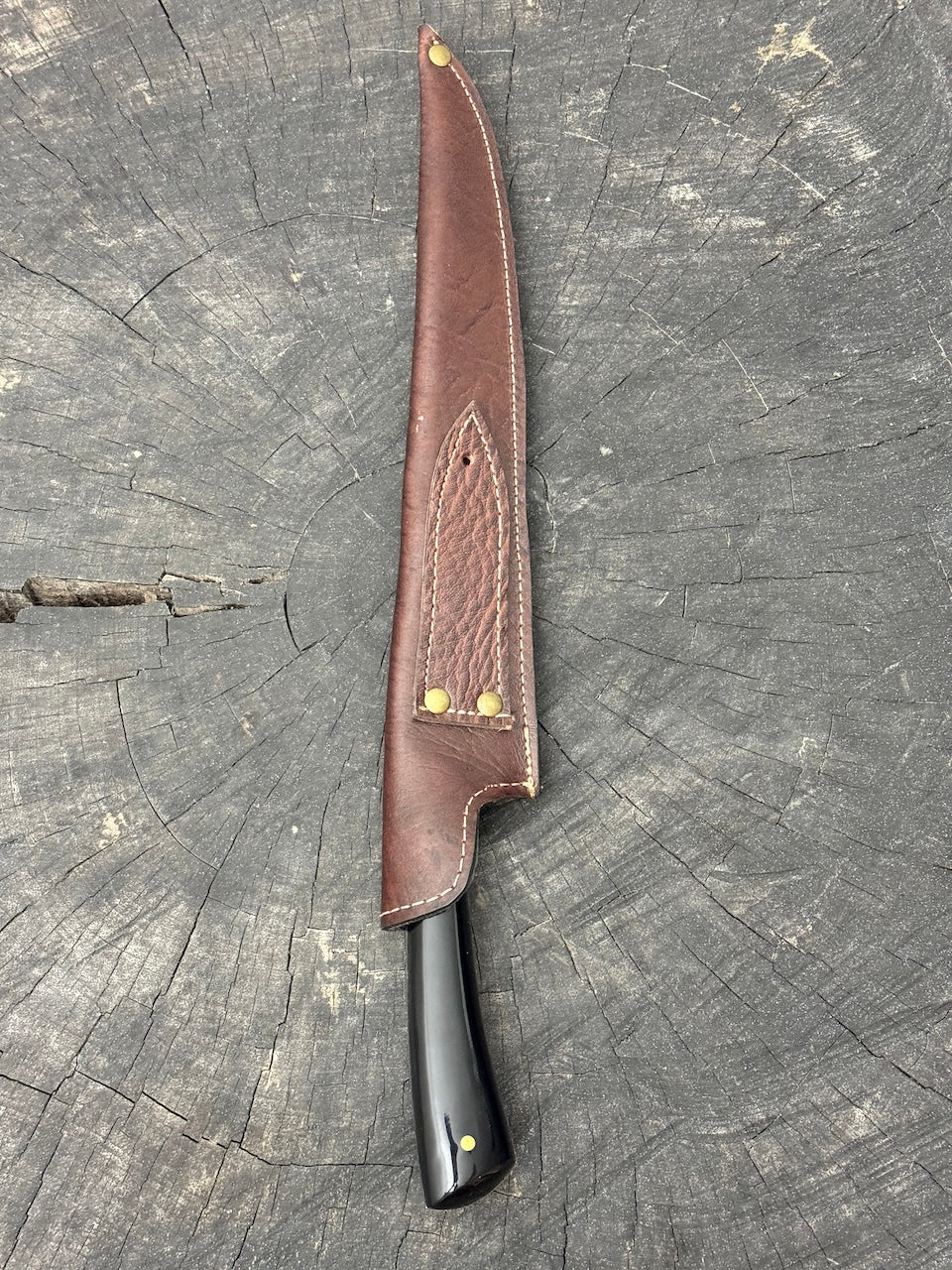 10" Chimango Full Tang Knife, Custom Block, SS440 - 250mm