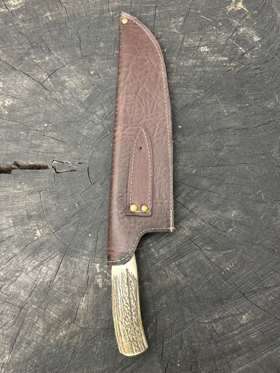 10" Chef Picanha Knife, Deer Antler, SS440 - 250mm