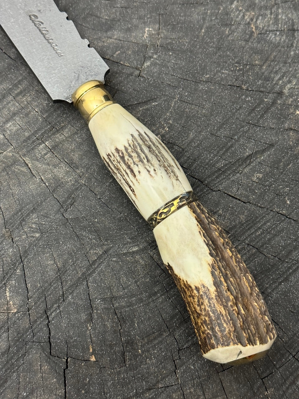 13" BBQ & Grill Hook, Meat Flipper, Deer Antler, CS1070 - 320mm