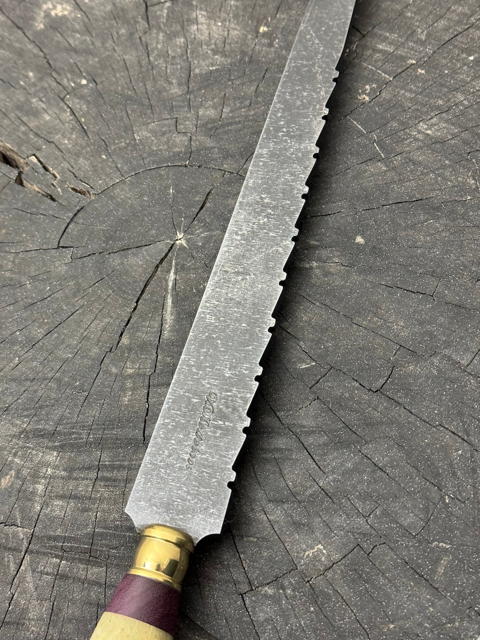 13" BBQ & Grill Hook, Meat Flipper, Ostrich Bone, CS1070 - 320mm