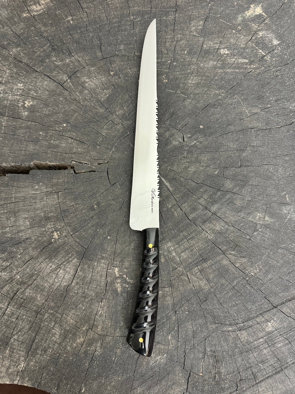 10" Chimango Full Tang Knife, Custom Block, SS440 - 250mm