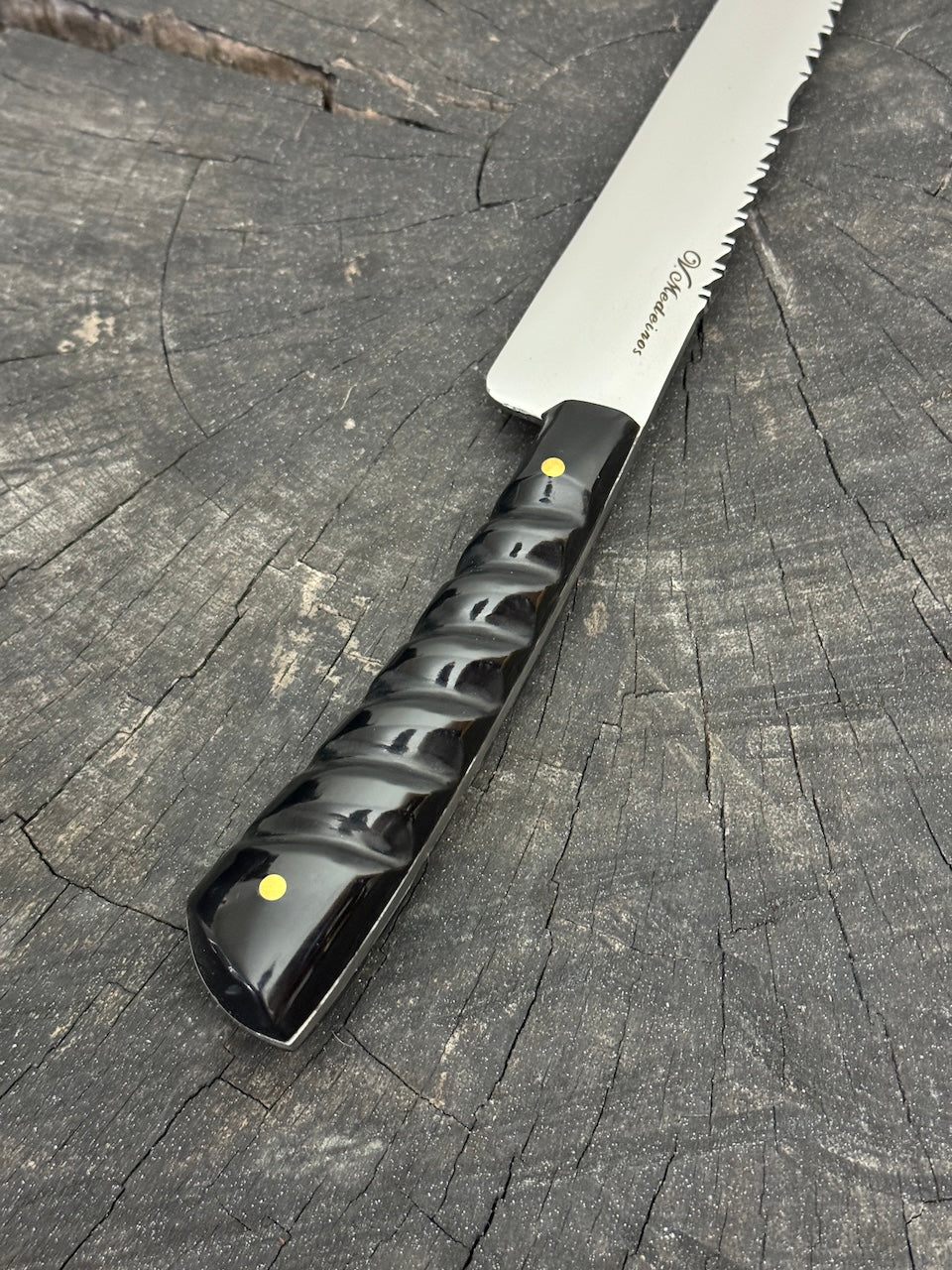 10" Chimango Full Tang Knife, Custom Block, SS440 - 250mm