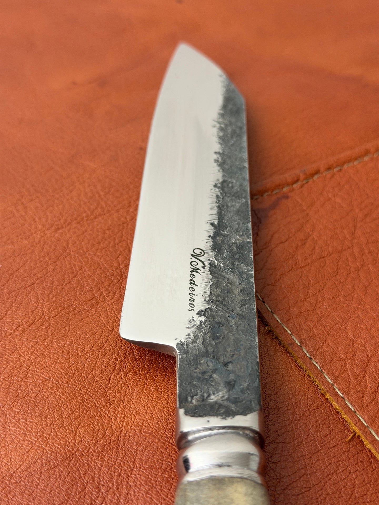 7" Integral The Pelican Knife - Brut de Forge Carbon Steel 5160 - 185mm