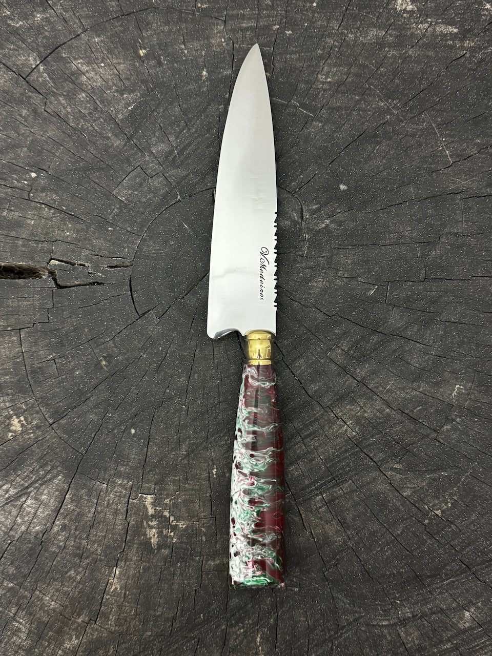 6" Utility Knife, Custom Block, SS440 - 150mm
