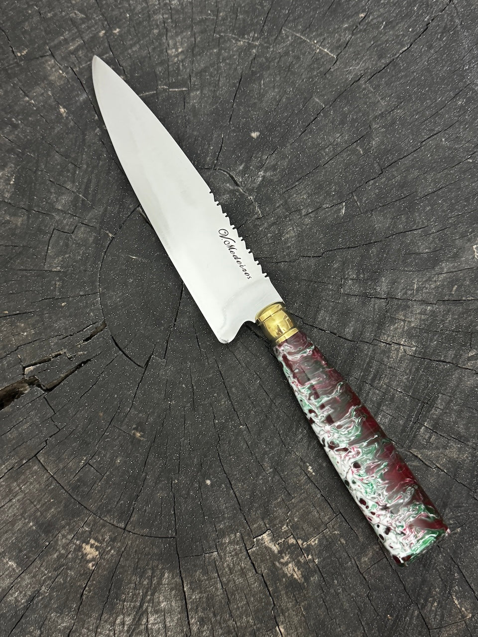 6" Utility Knife, Custom Block, SS440 - 150mm