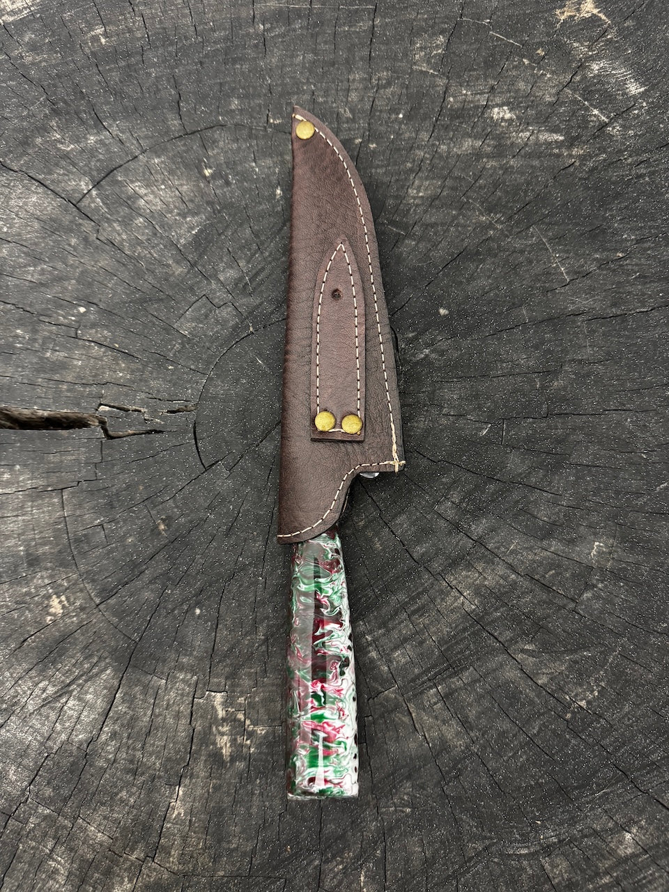 6" Utility Knife, Custom Block, SS440 - 150mm