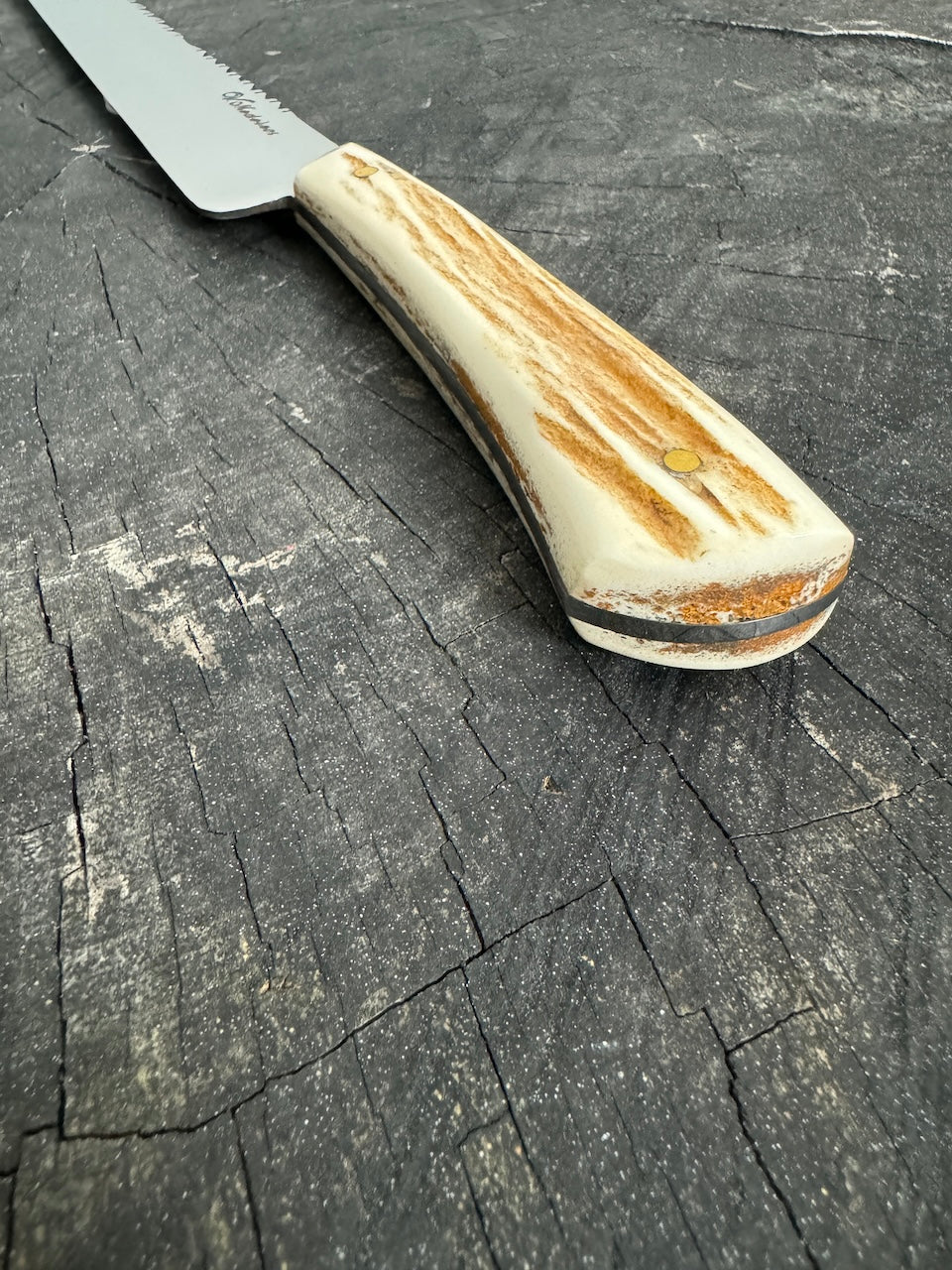 10" Chimango Knife, Deer Antler, SS440 - 250mm