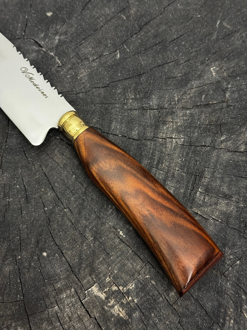 6" Utility Knife, Bolivian Jacaranda Hardwood, SS440 - 150mm