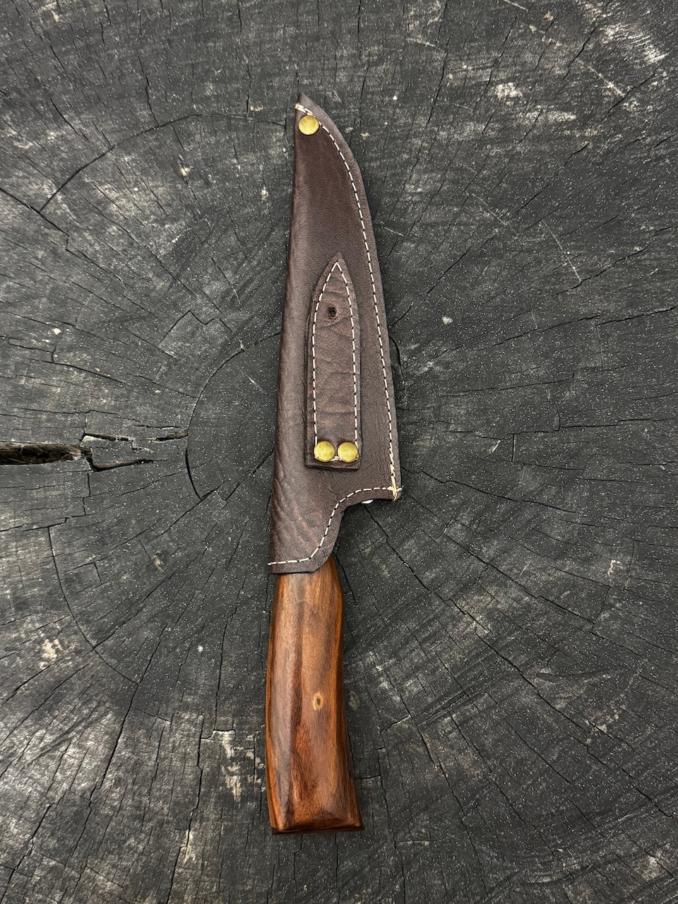 6" Utility Knife, Bolivian Jacaranda Hardwood, SS440 - 150mm