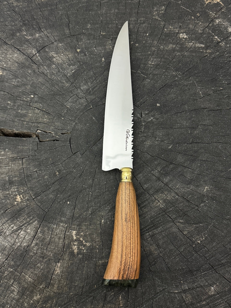 8" Chef Knife, Native Hardwood, SS420 - 200mm