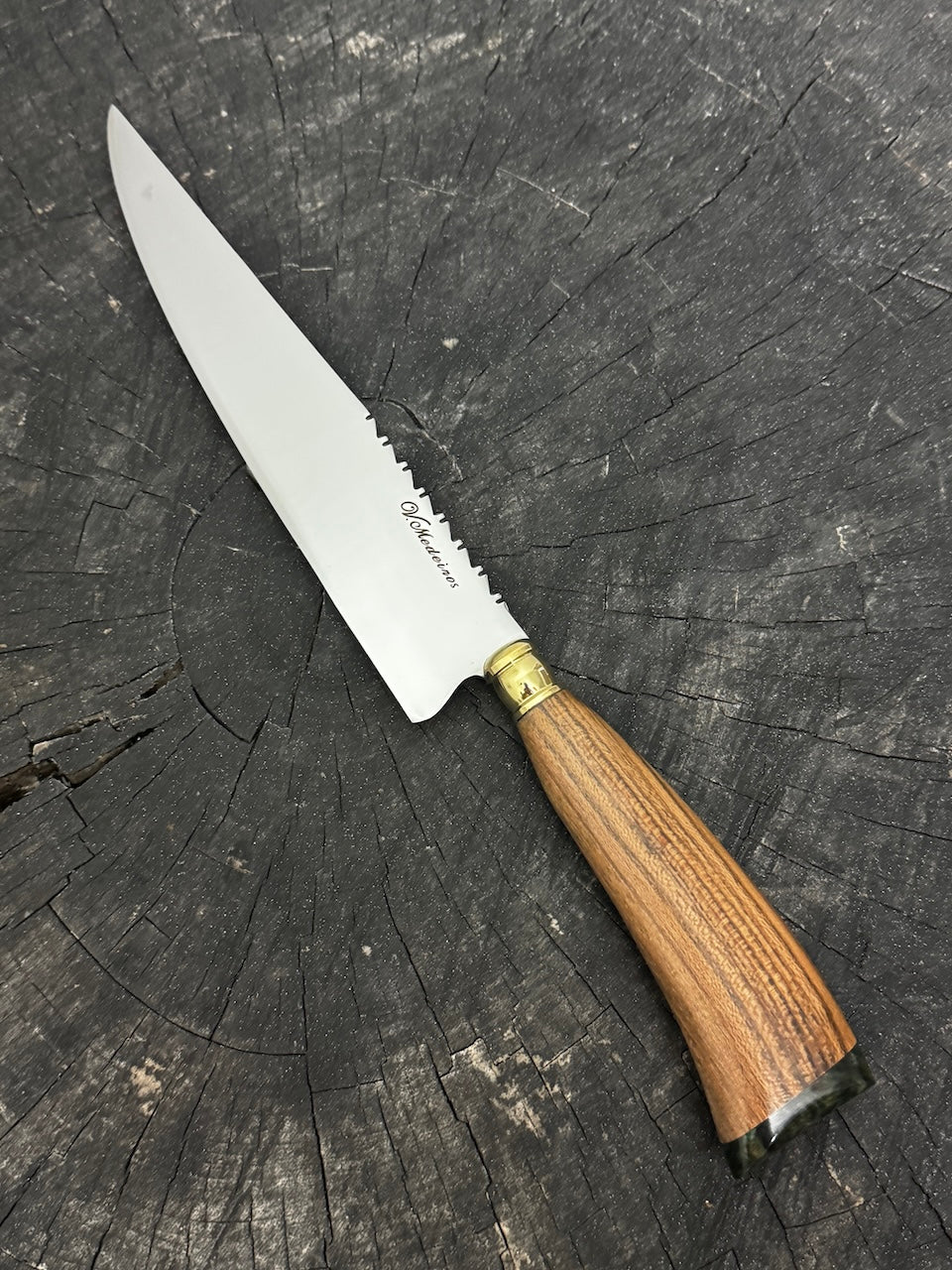 8" Chef Knife, Native Hardwood, SS420 - 200mm