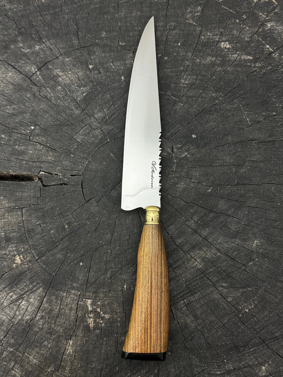 8" Chef Knife, Native Hardwood, SS420 - 200mm