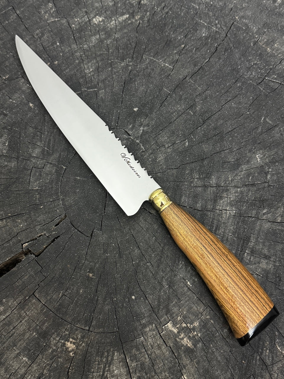 8" Chef Knife, Native Hardwood, SS420 - 200mm