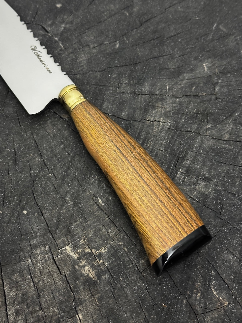 8" Chef Knife, Native Hardwood, SS420 - 200mm