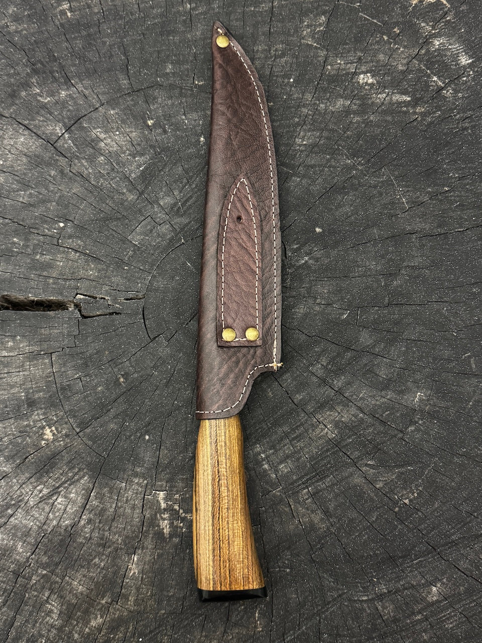 8" Chef Knife, Native Hardwood, SS420 - 200mm