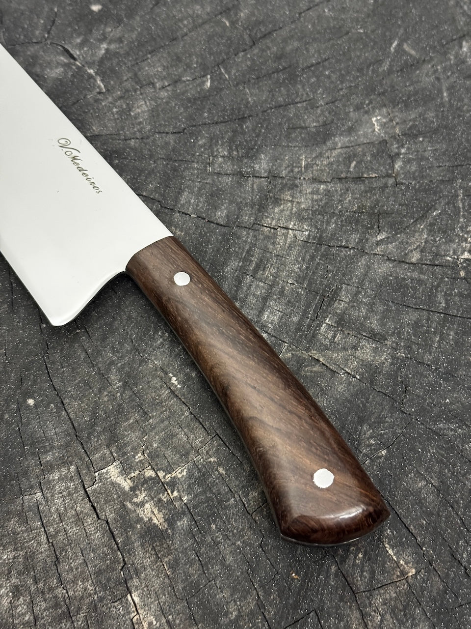 9" Bunka Pro, Full Tang Knife, Native Hardwood, SS440 - 220mm