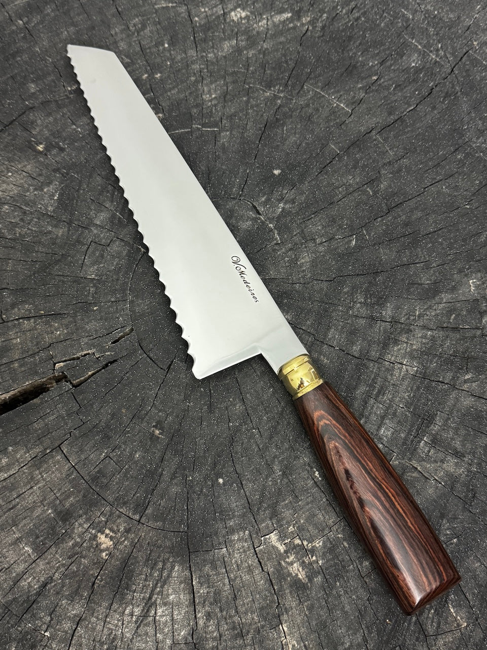 8" Bread & Roast Knife, Violet Jacaranda, SS420c - 200mm