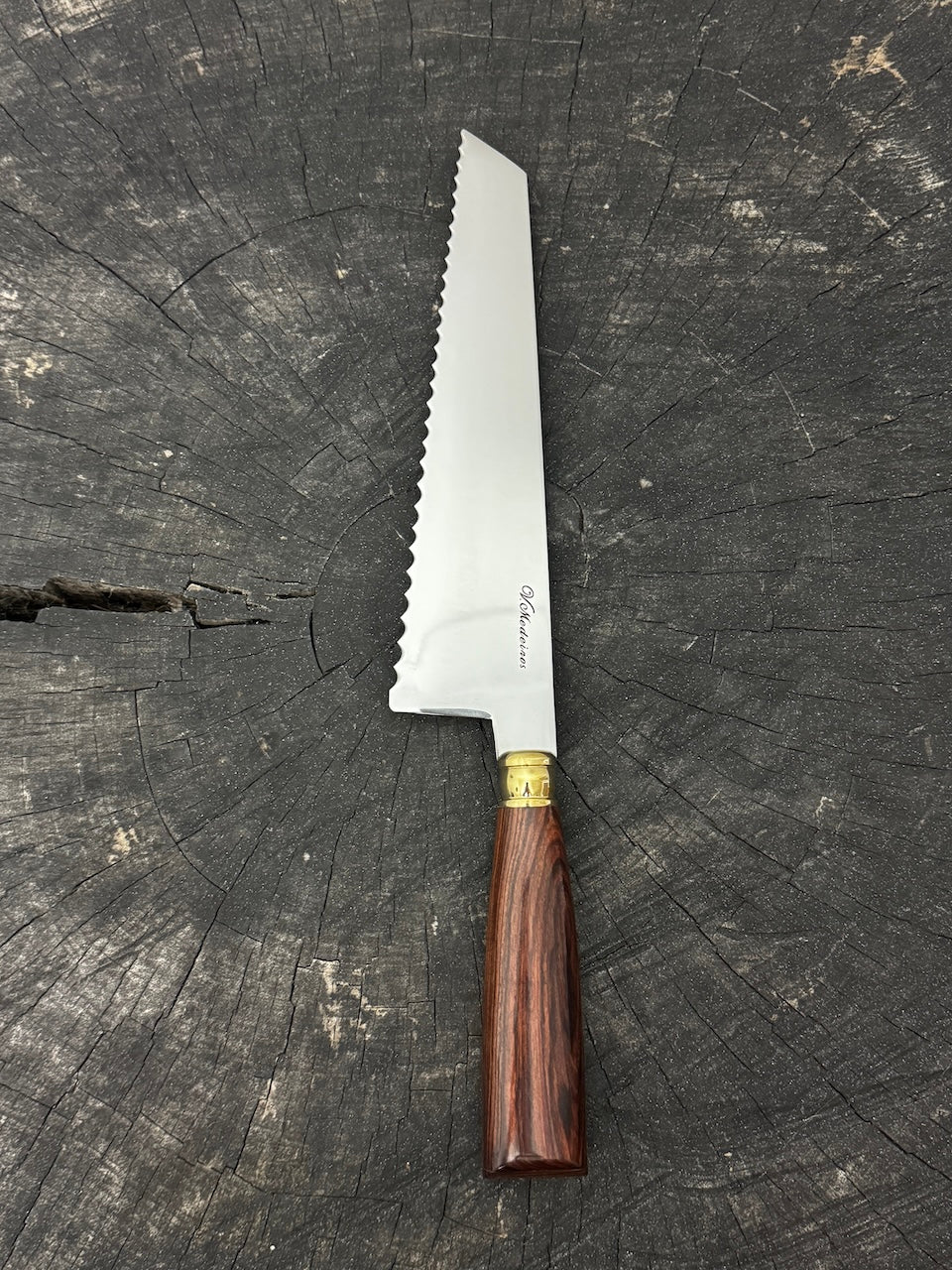 8" Bread & Roast Knife, Violet Jacaranda, SS420c - 200mm