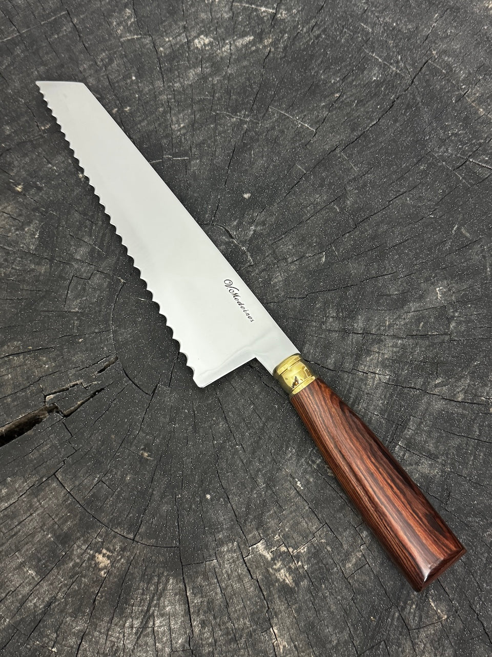 8" Bread & Roast Knife, Violet Jacaranda, SS420c - 200mm