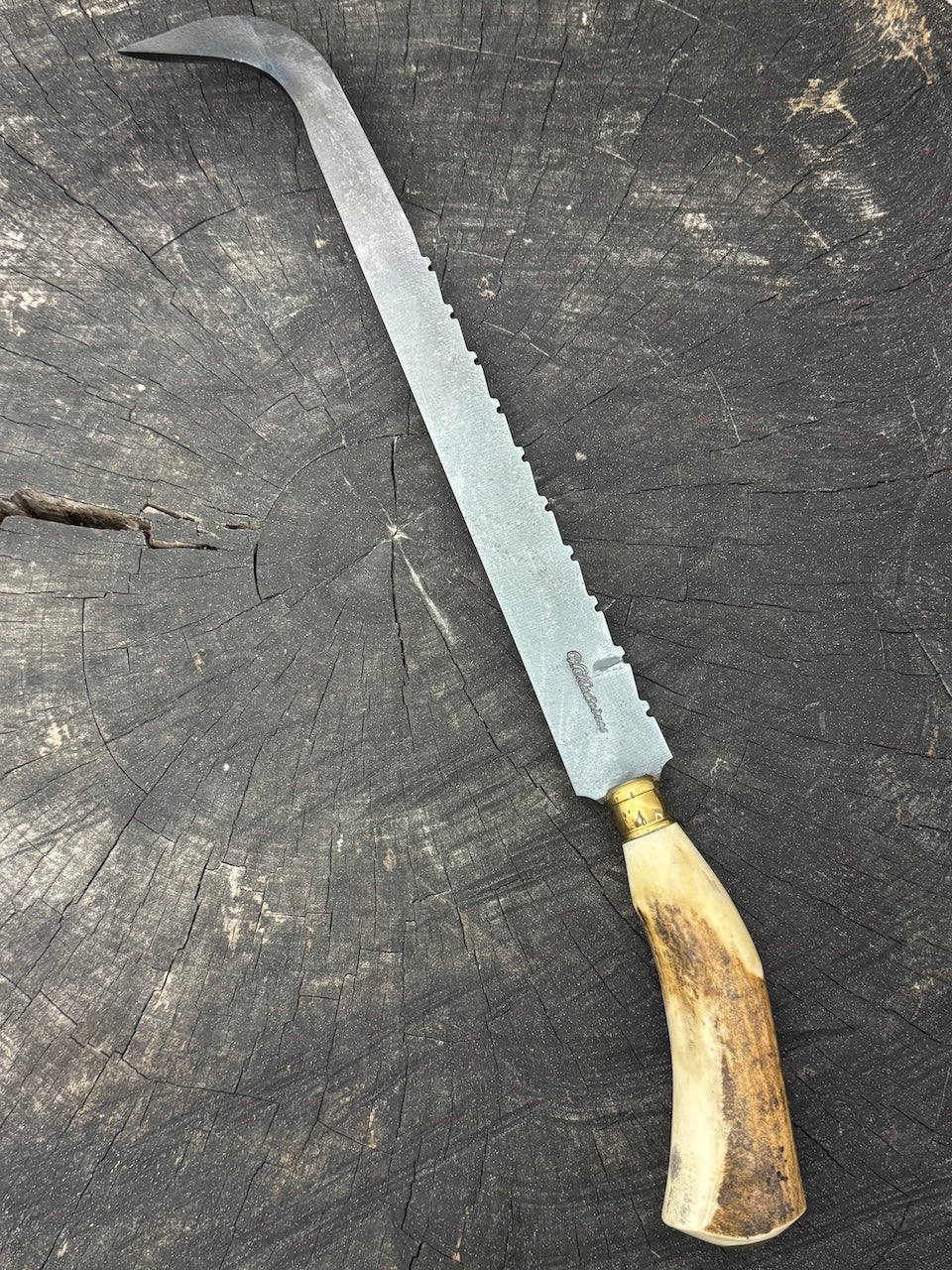 13" BBQ & Grill Hook, Meat Flipper, Deer Antler, CS1070 - 320mm