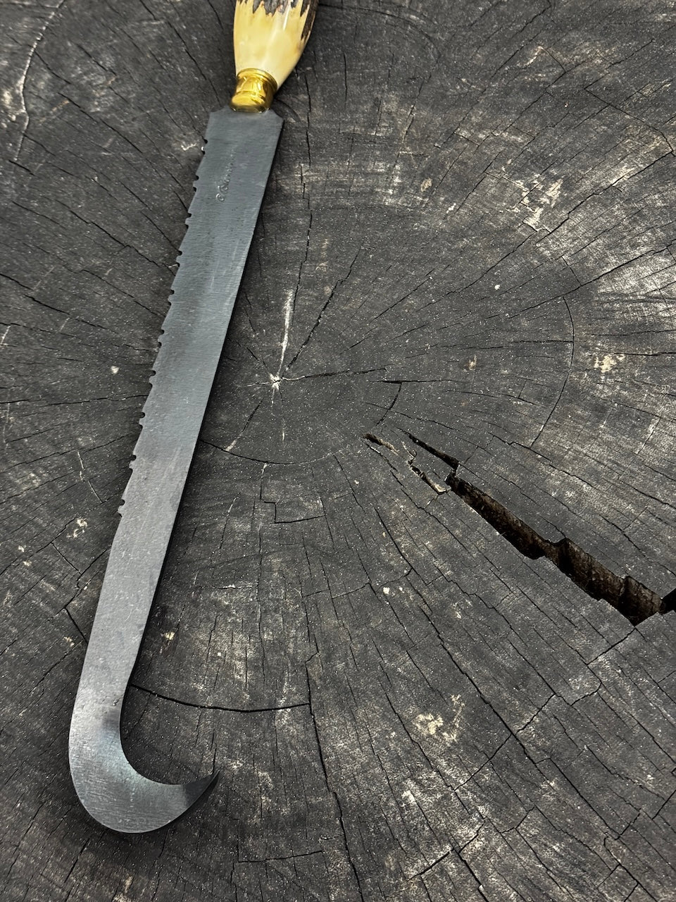 13" BBQ & Grill Hook, Meat Flipper, Deer Antler, CS1070 - 320mm