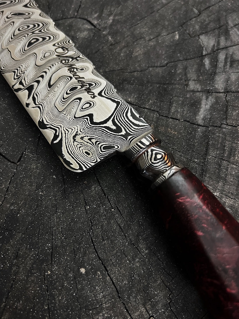10.5" Damascus Chef Knife 220 Layers GH CS1095 15n20
