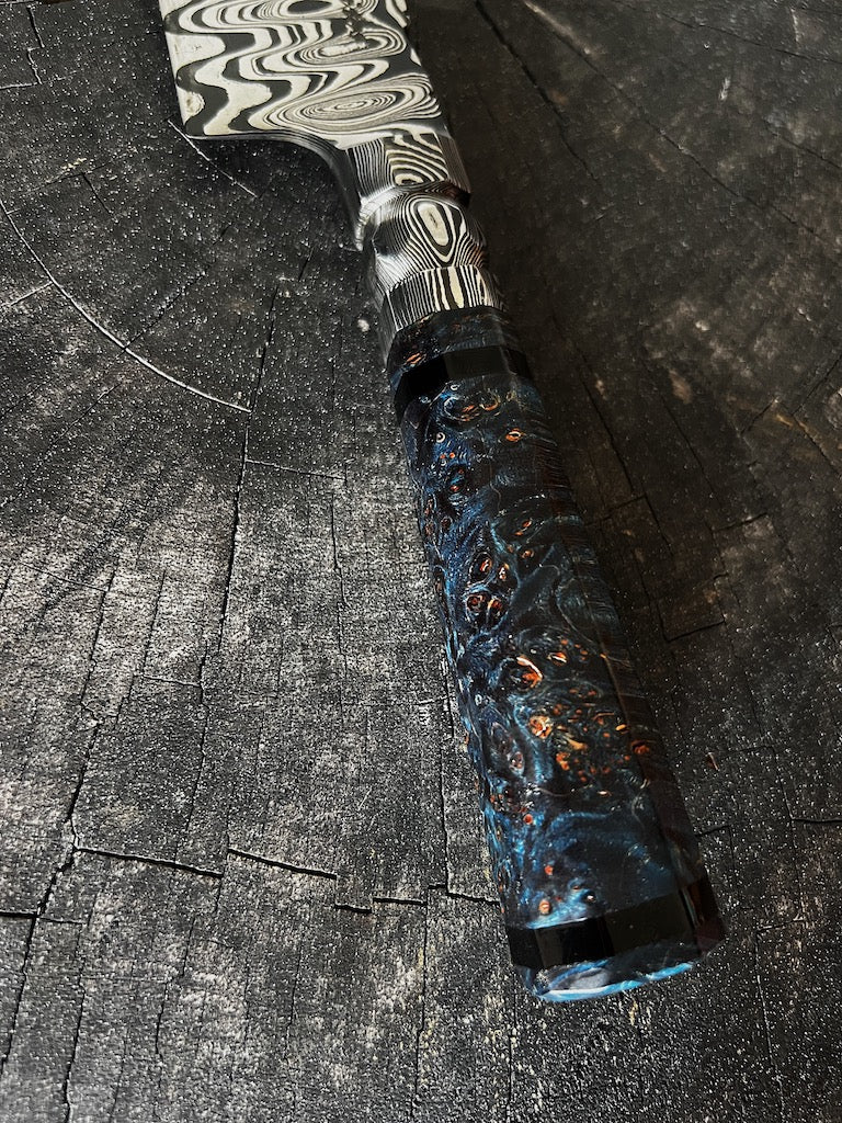 9.5" Damascus Bunka Knife 240 Layers GH CS1095 15n20