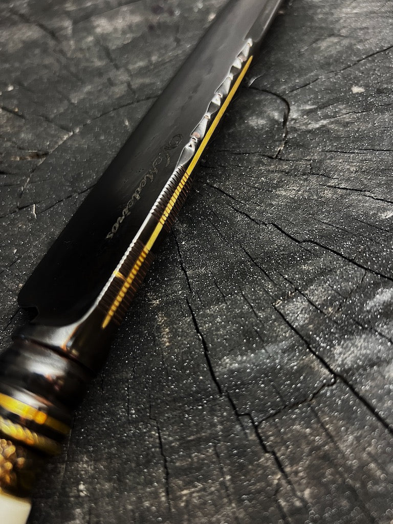 10.5" Integral Chef Knife - Forged Carbon Steel 5160 - 265mm