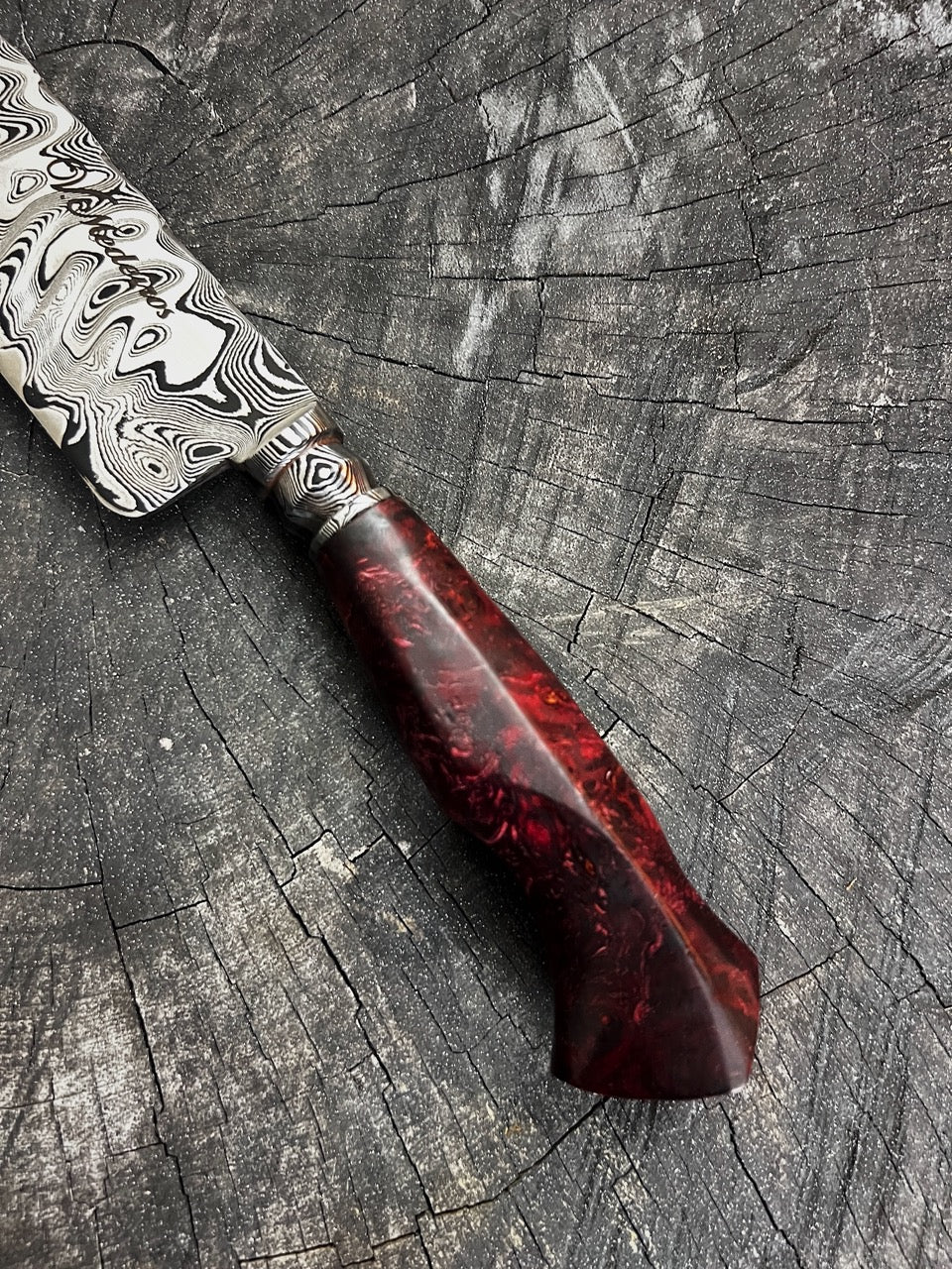 10.5" Damascus Chef Knife 220 Layers GH CS1095 15n20