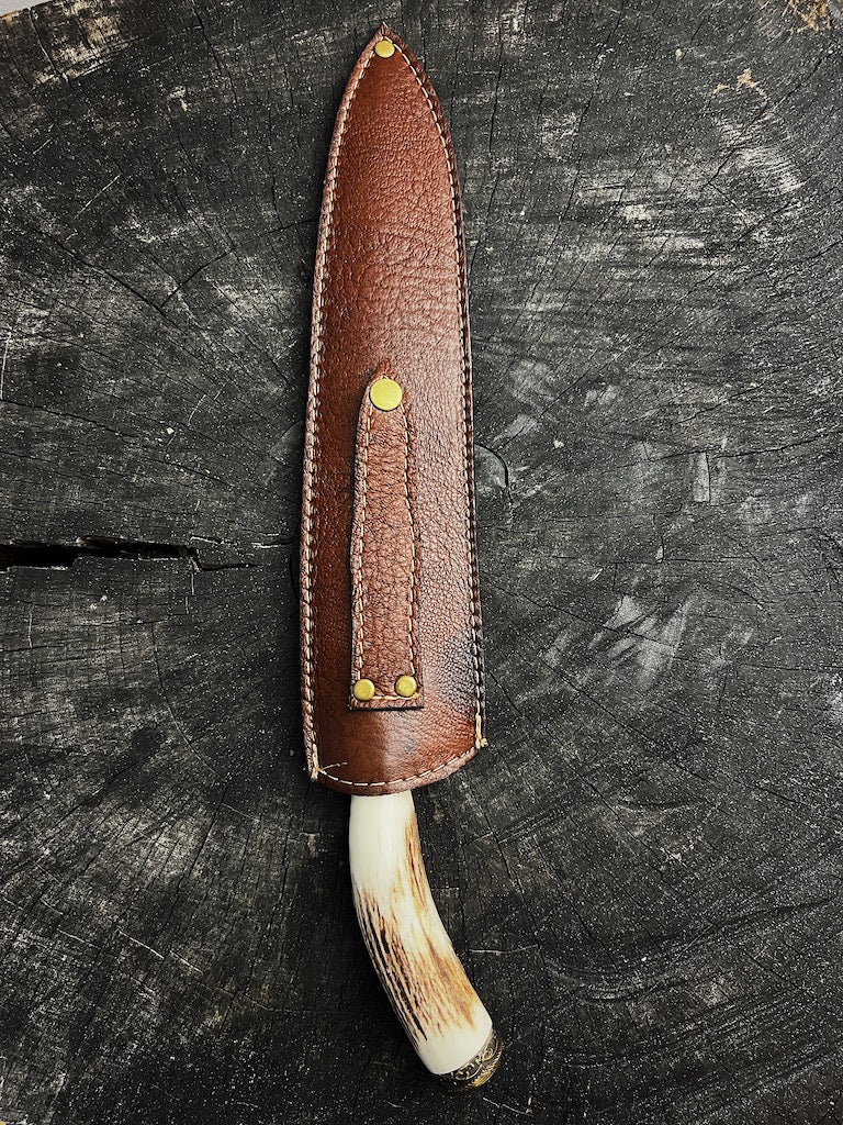 10.5" Integral Chef Knife - Forged Carbon Steel 5160 - 265mm