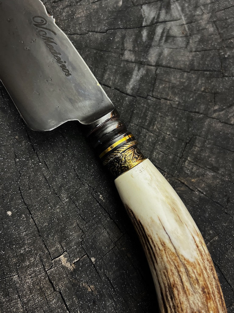 10.5" Integral Chef Knife - Forged Carbon Steel 5160 - 265mm