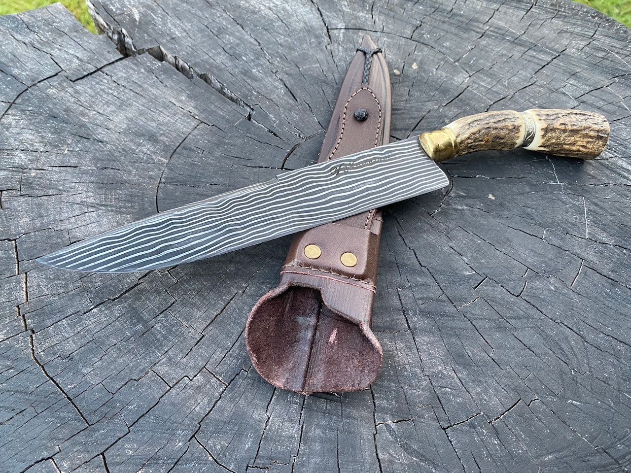 8" Damascus Custom Chef Knife 160 Layers CS1095 15n20