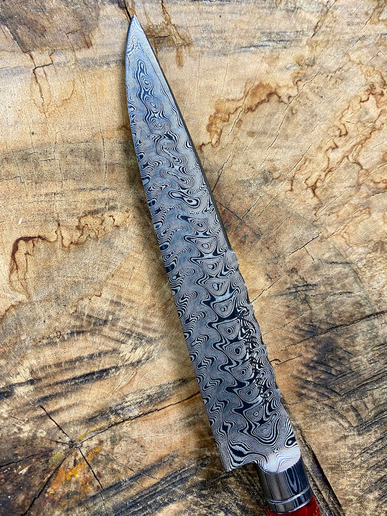 8" Damascus Chef Knife 180 Layers GH CS1095 15n20